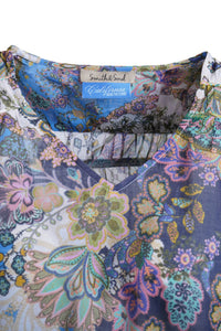 Smith & Soul Bluse saphire print