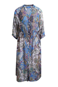 Smith & Soul Kleid saphire print