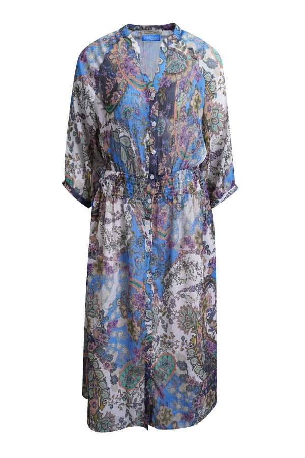 Smith & Soul Kleid saphire print