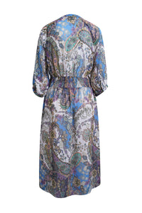 Smith & Soul Kleid saphire print