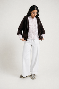 Smith & Soul Oversize Sweatjacke dark choc