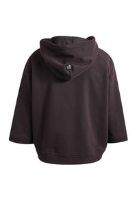 Smith & Soul Oversize Sweatjacke dark choc