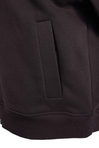 Smith & Soul Oversize Sweatjacke dark choc
