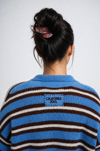 Smith & Soul Striped Pullover saphire print
