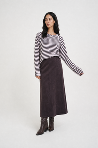 Smith & Soul Rock Kunstwildleder dark choc