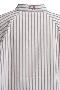 Smith & Soul Bluse gestreift bordeaux print