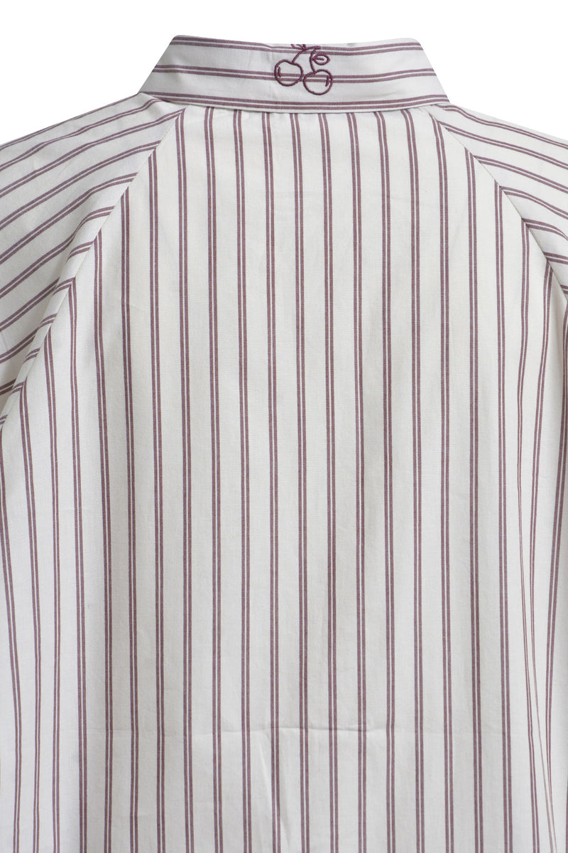 Smith & Soul Bluse gestreift bordeaux print