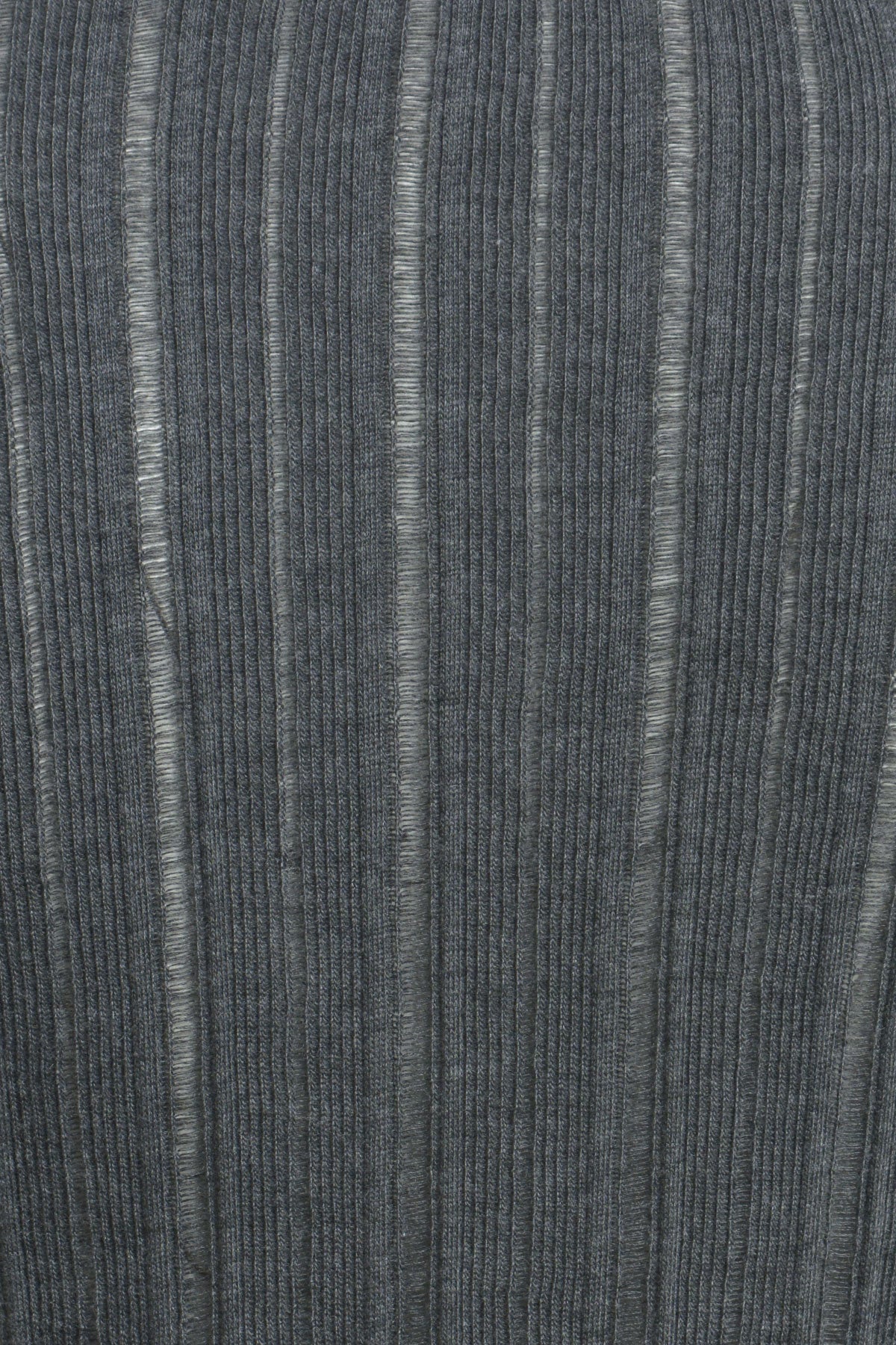 Smith & Soul Fancy Rib Longsleeve anthrazit melange