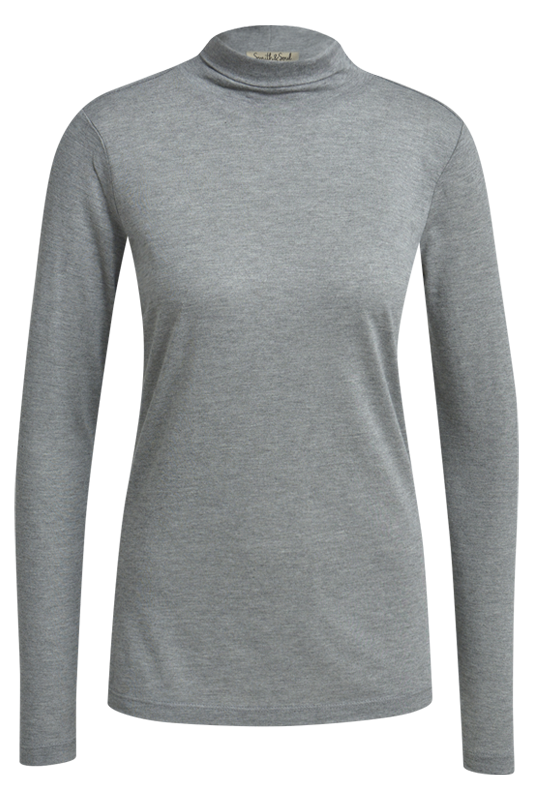 Smith & Soul, Rollkragenpulli, Turtleneck, rey melange, grau, Cashmere
