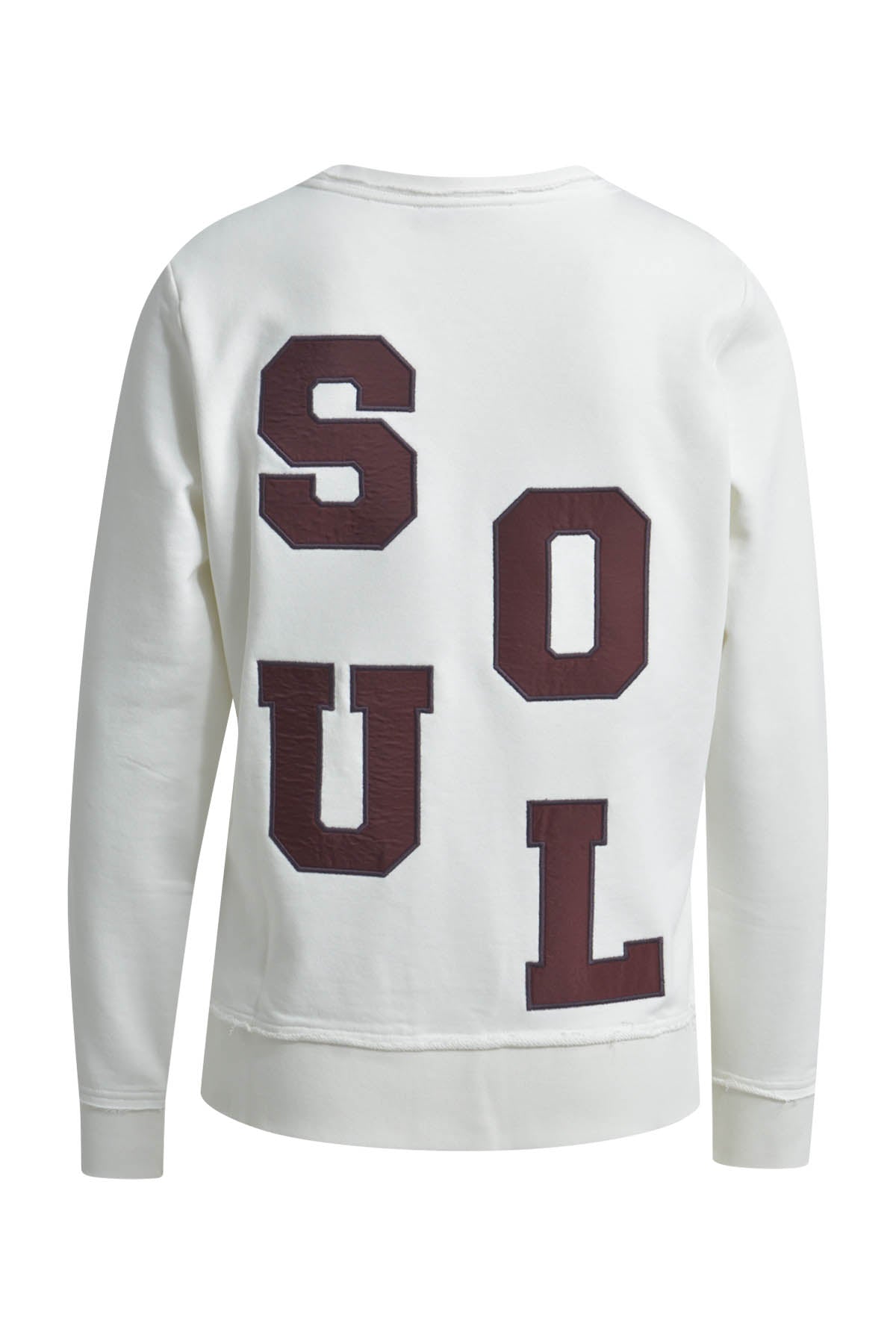 Smith & Soul Sweatshirt Backpatch cream white