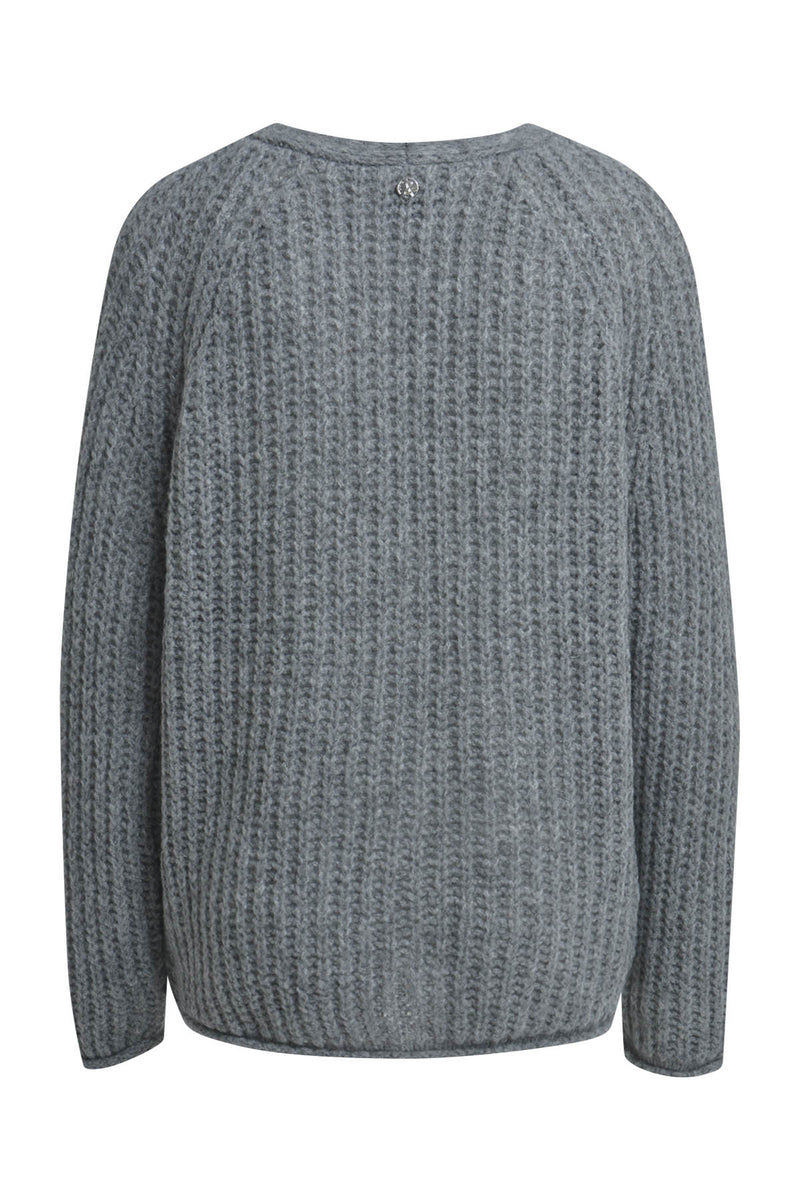 Smith & Soul Hairy Cardigan/Strickjacke dark grey