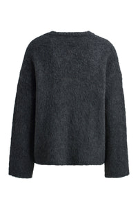 Smith & Soul Hairy Oversized Pullover anthrazit melange