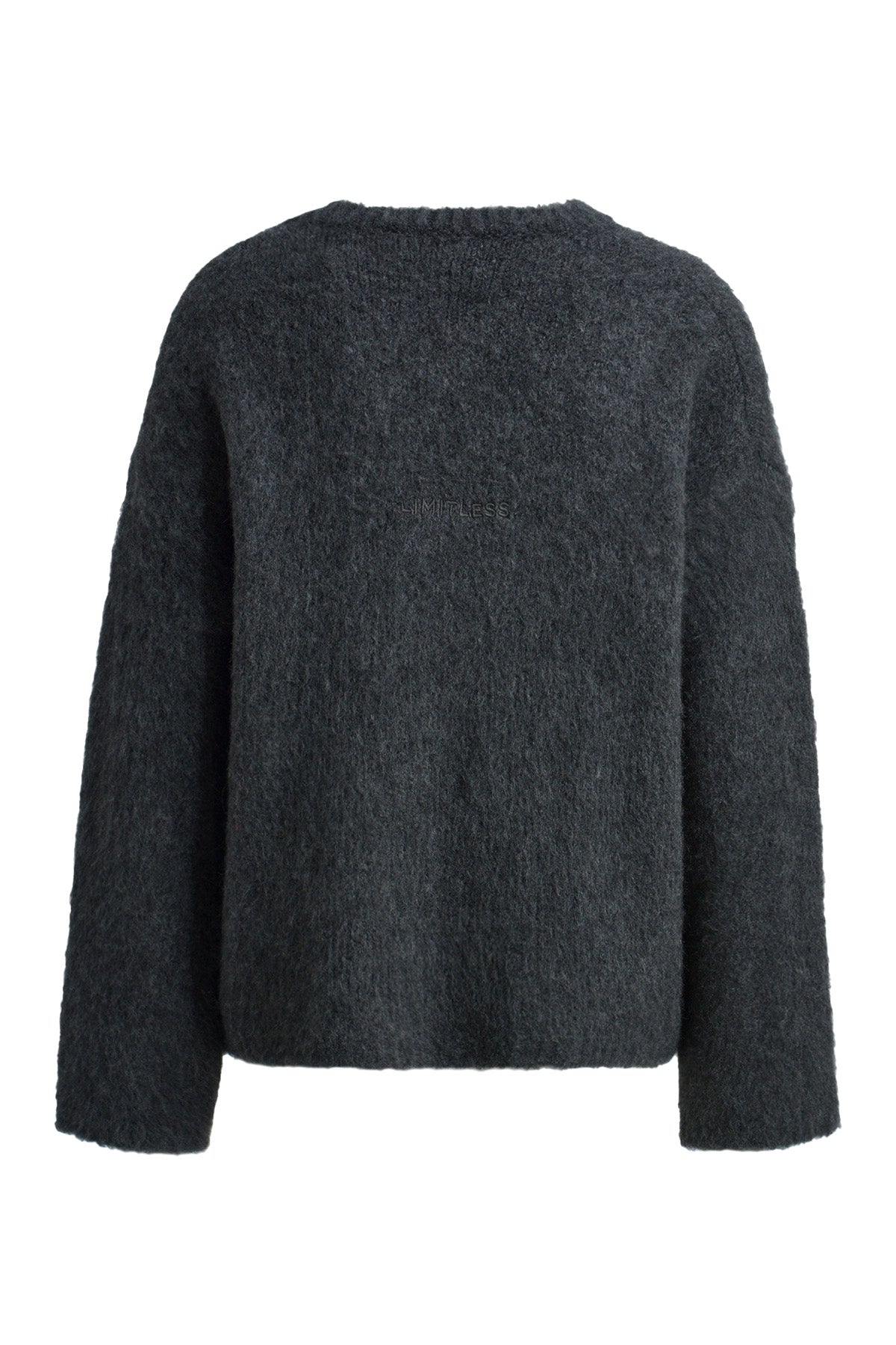 Smith & Soul Hairy Oversized Pullover anthrazit melange