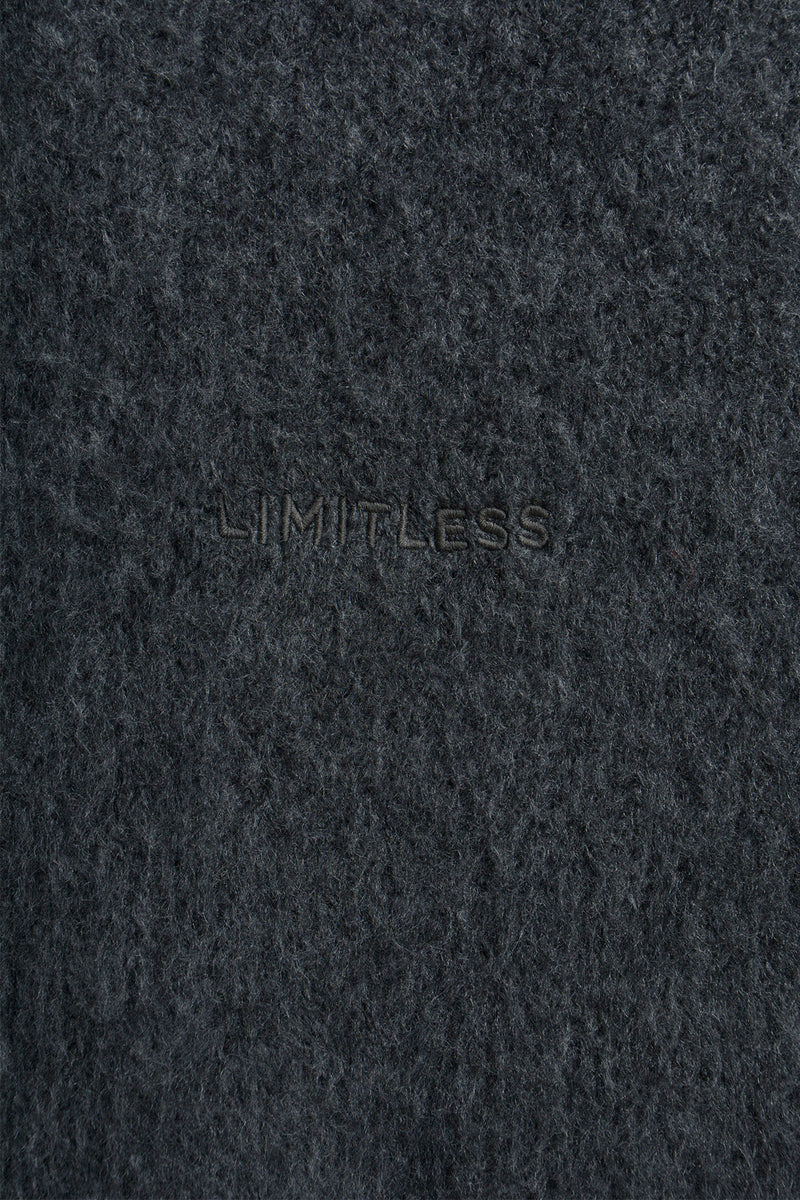 Smith & Soul Hairy Oversized Pullover anthrazit melange