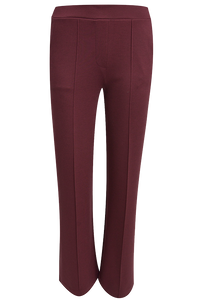 Smith & Soul Hose, Jerseypants, bordeaux, dunkelrot, Ziernaht, elastischer Bund