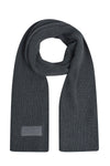Smith & Soul Schal, Strickschal, grey melange, grau, anthrazit