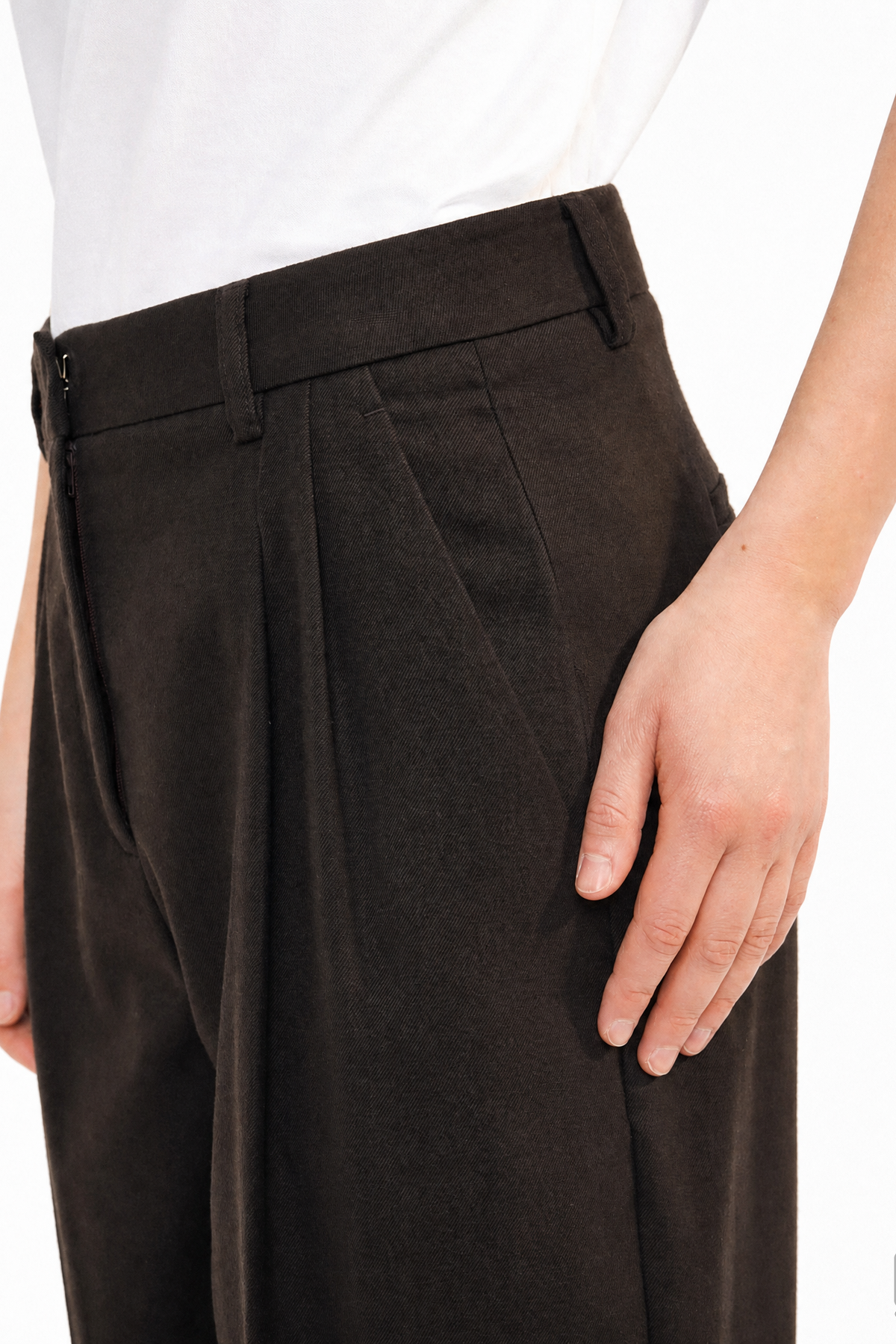 Smith & Soul Cropped Hose dark choc