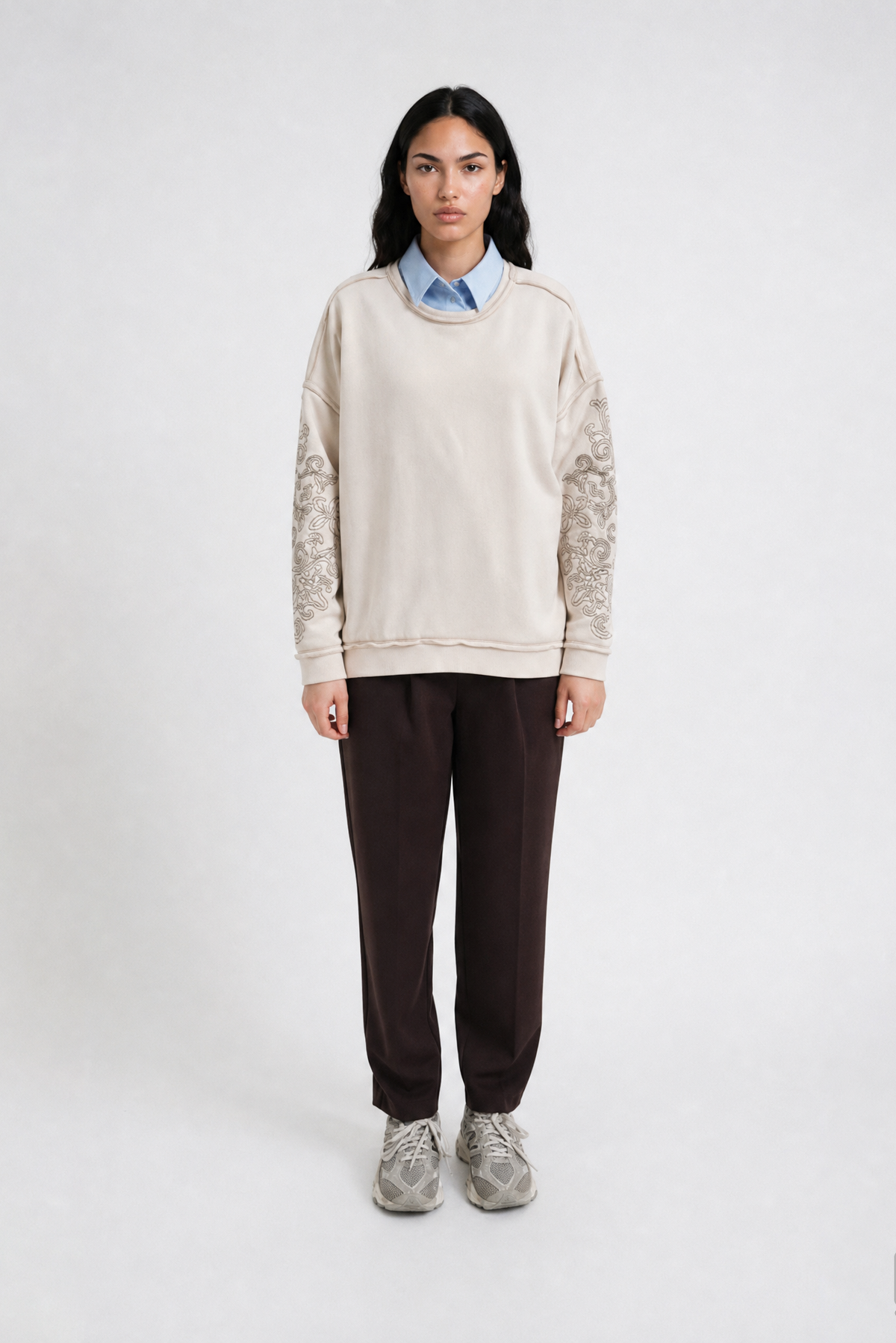 Smith & Soul Oversize Sweatshirt oat milk