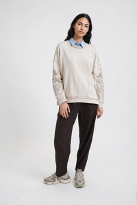 Smith & Soul Oversize Sweatshirt oat milk