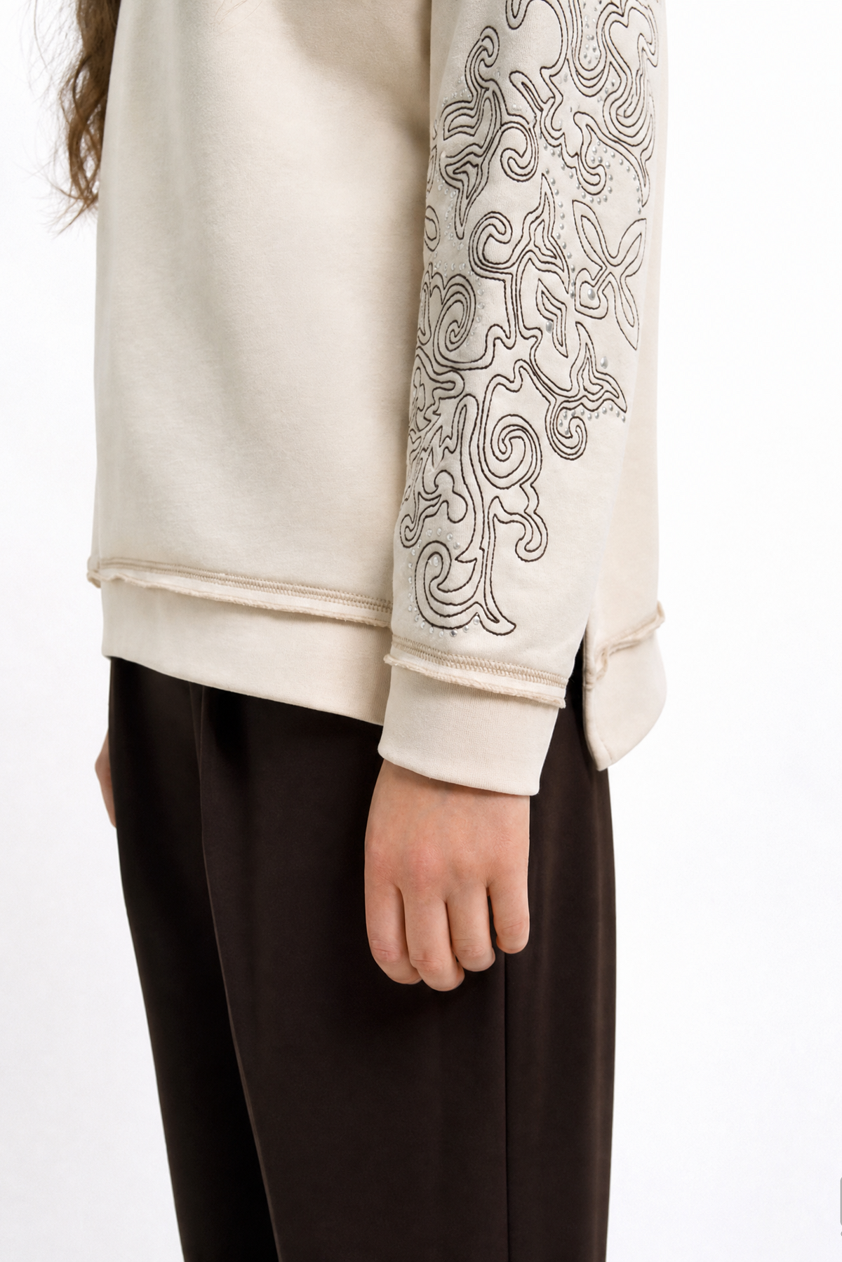 Smith & Soul Oversize Sweatshirt oat milk