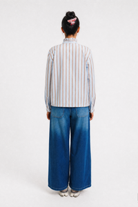 Smith & Soul Bluse gestreift light blue print