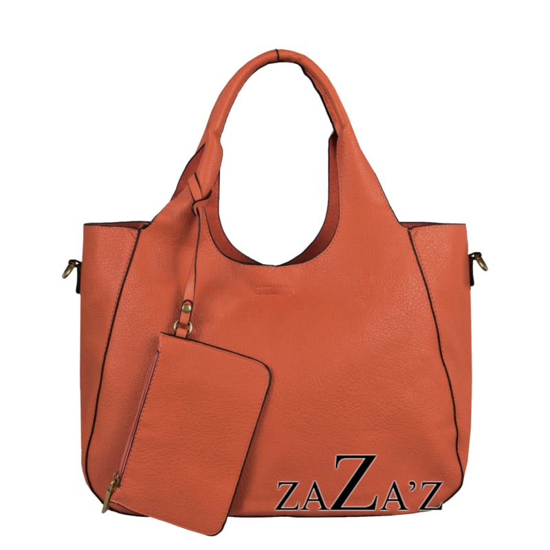 zaZa´z Shopper/Handtasche briq, breite Tasche, Portomonaie 