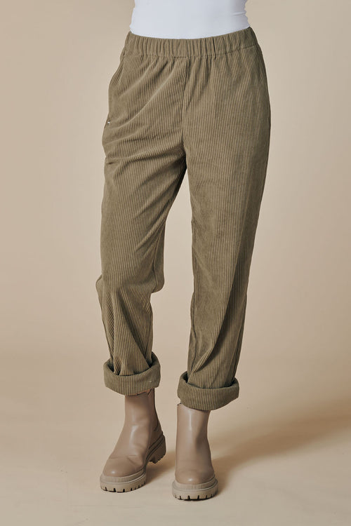 Zhrill Cordhose Pia Cord grape leaf