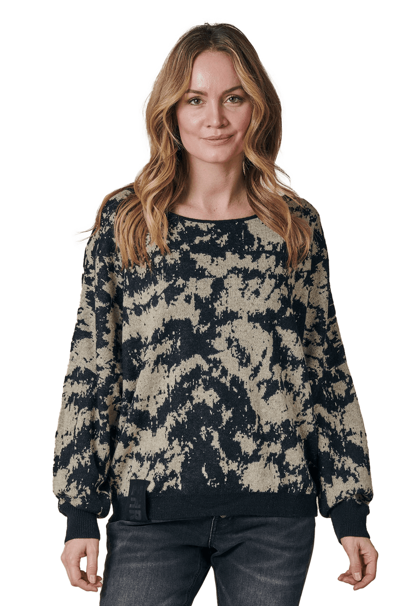 Zhrill Pullover Talia Camo jet black