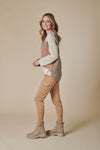 Zhrill Pulli, ZHIsabella, Patch, beige, braun, rosa