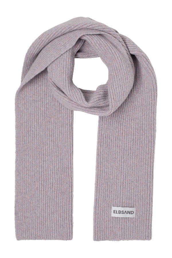 Elbsand Wollschal Vaila dark pink chalk melange