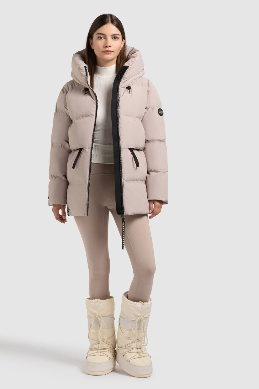 Khujo Steppjacke Ellis2 dusty beige