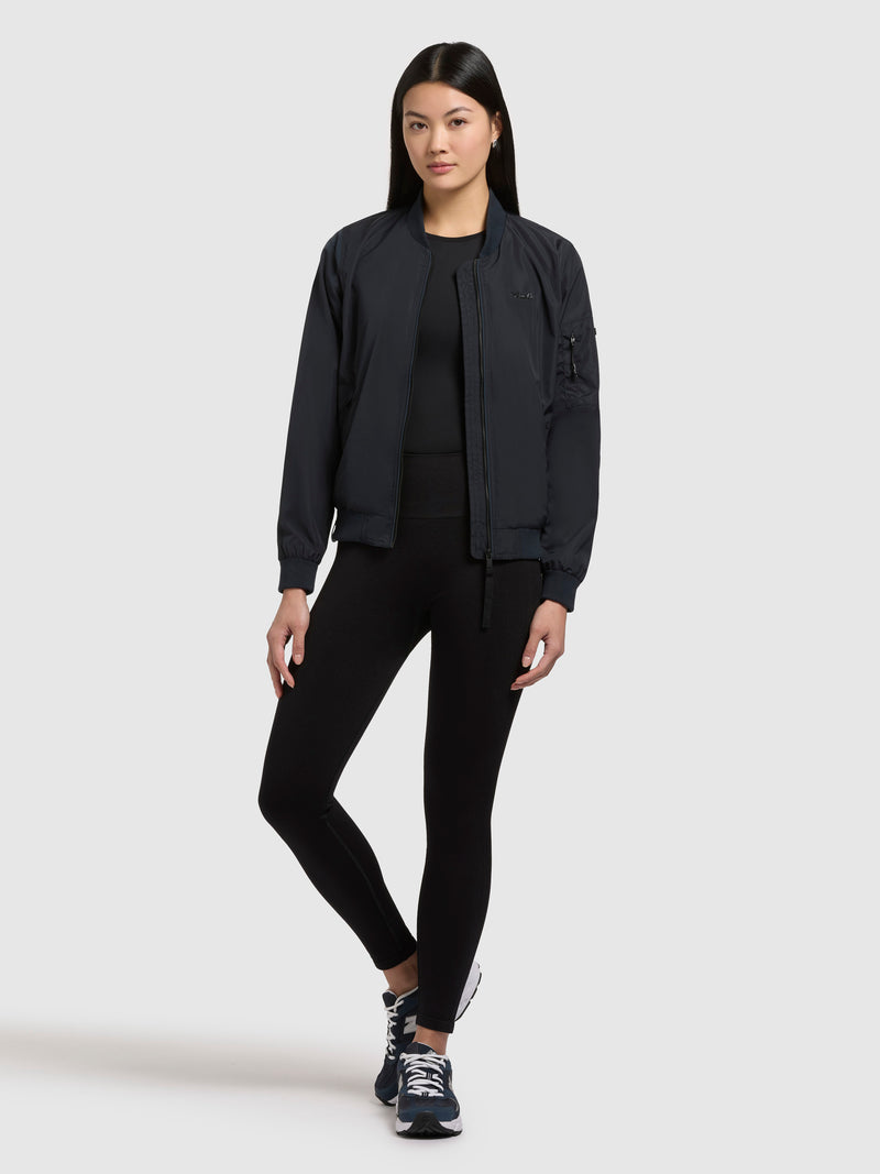Zhrill Jacke Cend, Übergangsjacke, Blouson, blu-pin, blau, Reißverschluss, ohne Kapuze