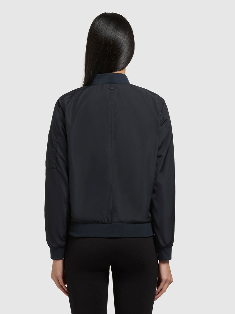 Khujo Jacke Cend blu-pin/dunkelblau