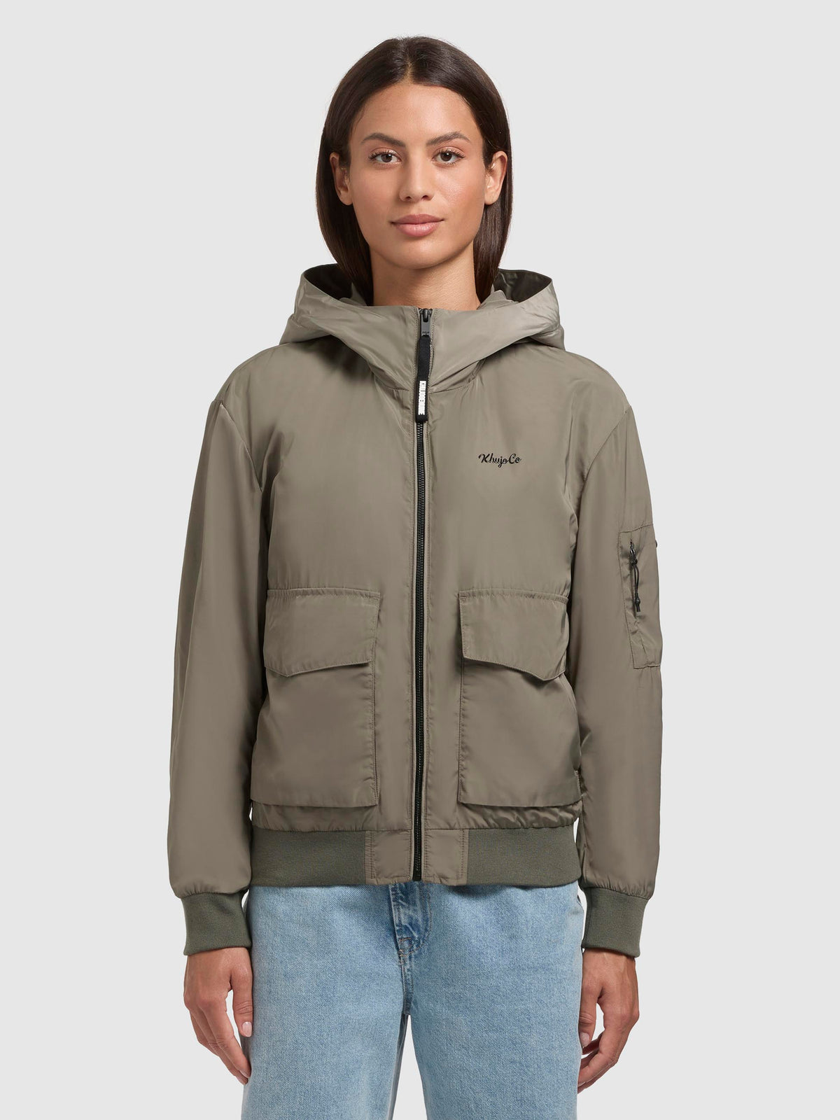 Khujo Jacke, Reißverschluss, große Taschen, Bündchen