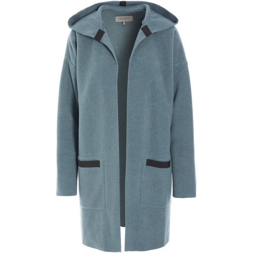 Henriette Steffensen Fleecemantel, Cardigan, dusty blue