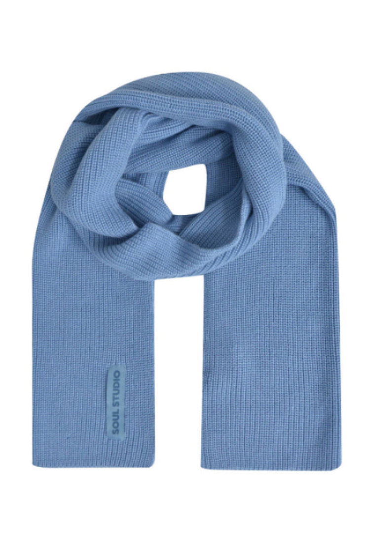 Smith & Soul Schal, Strickschal, bleu, hellblau, Soul Studio
