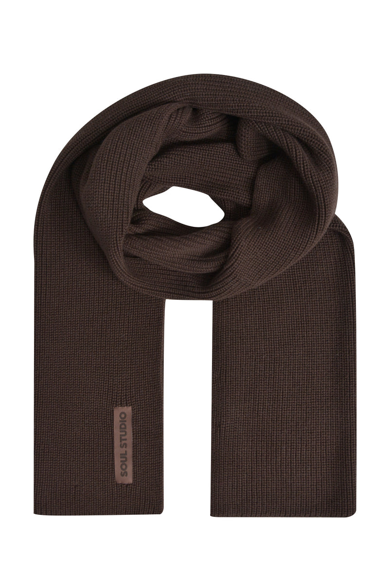 Smith & Soul, Schal, Strickschal, choco, braun, Soul Studio