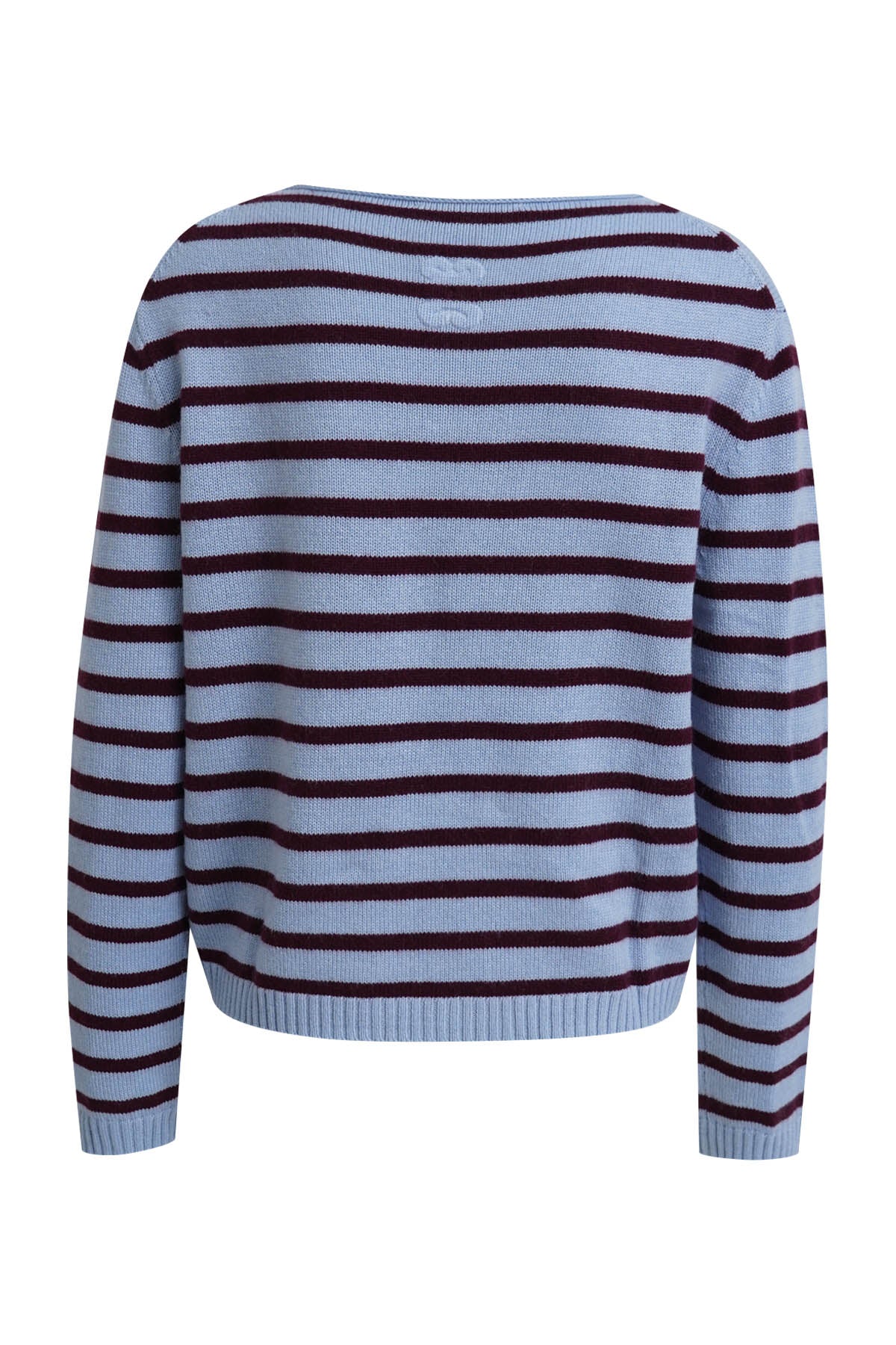 Smith & Soul Striped Pullover plum print