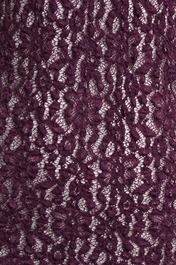 Smith & Soul Spitzen-Longsleeve plum
