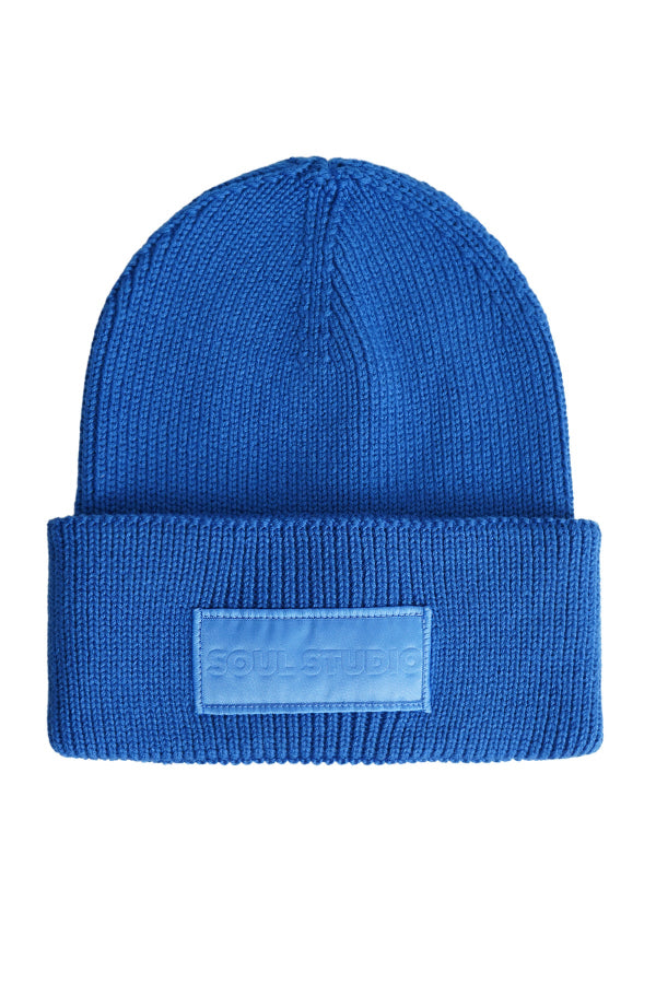 Smith & Soul Mütze saphire, blau, Strickmütze, Umschlag