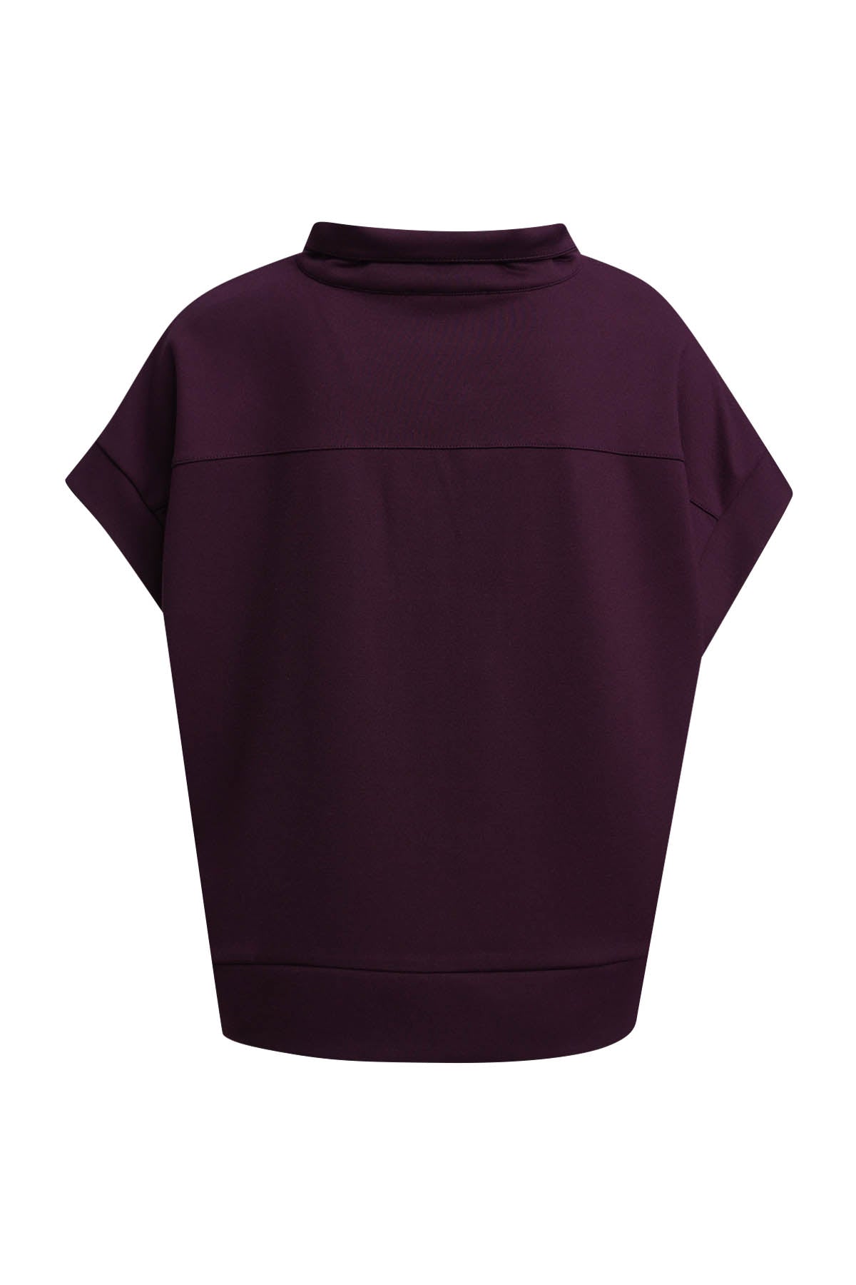 Smith & Soul Kurzarm-Sweatshirt plum