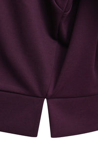 Smith & Soul Kurzarm-Sweatshirt plum