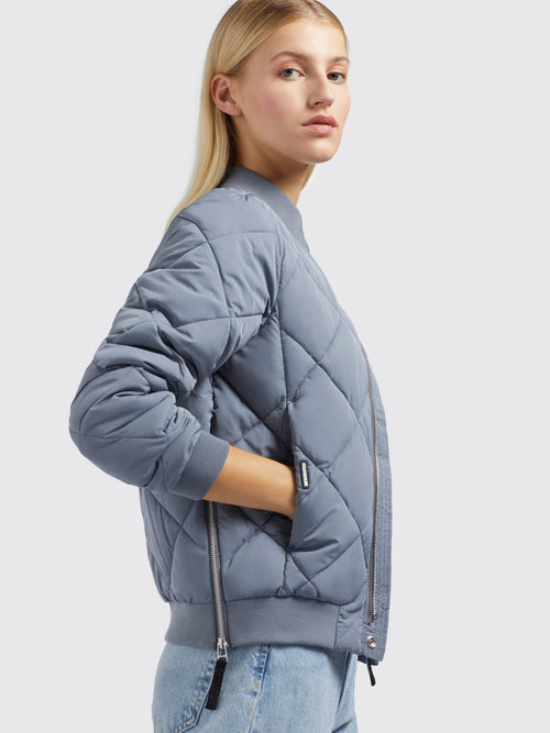 Khujo Steppjacke, Leona, Sommerdaune, graublau