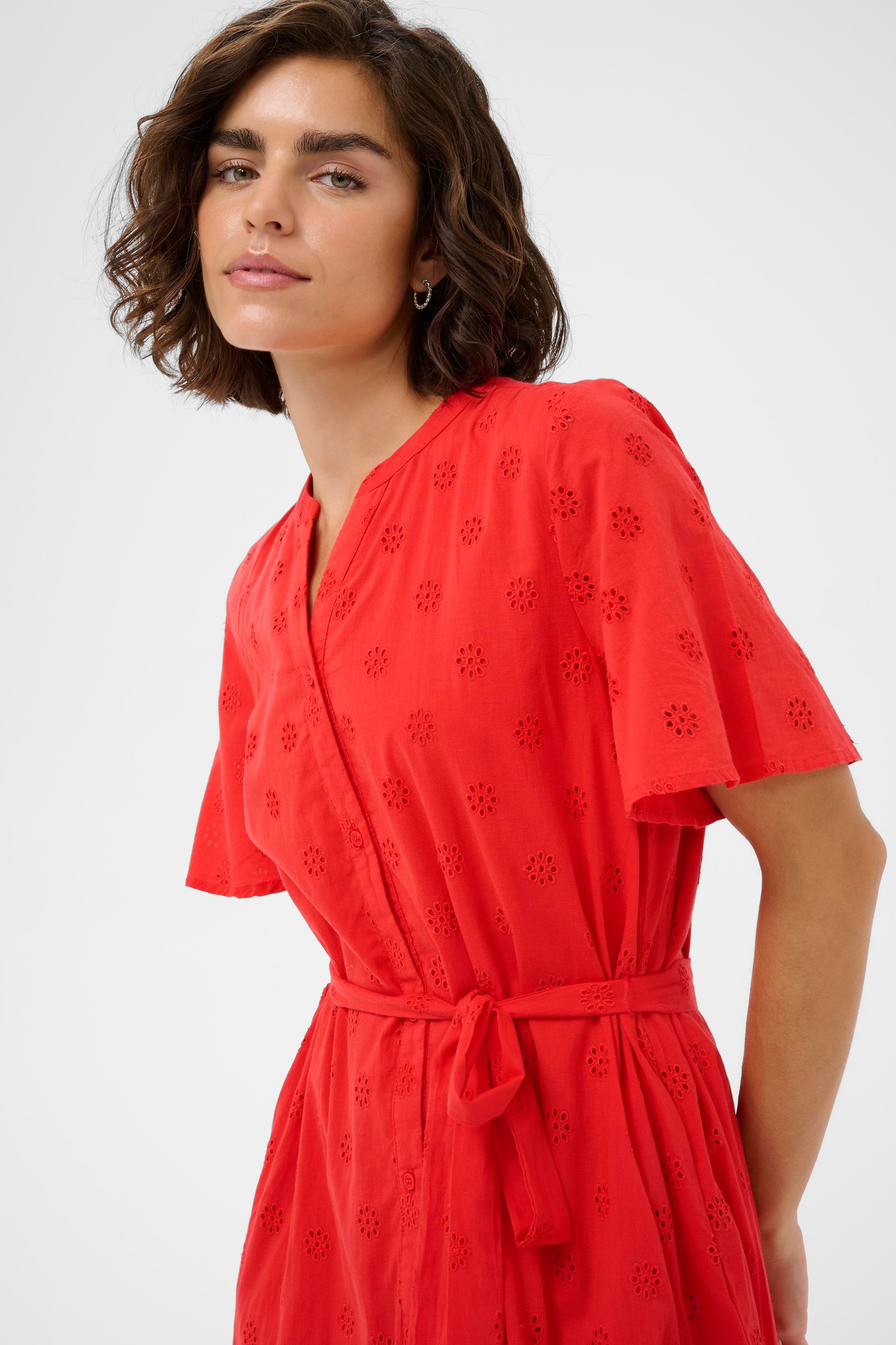 Kaffe Kleid KAfiona poppy red