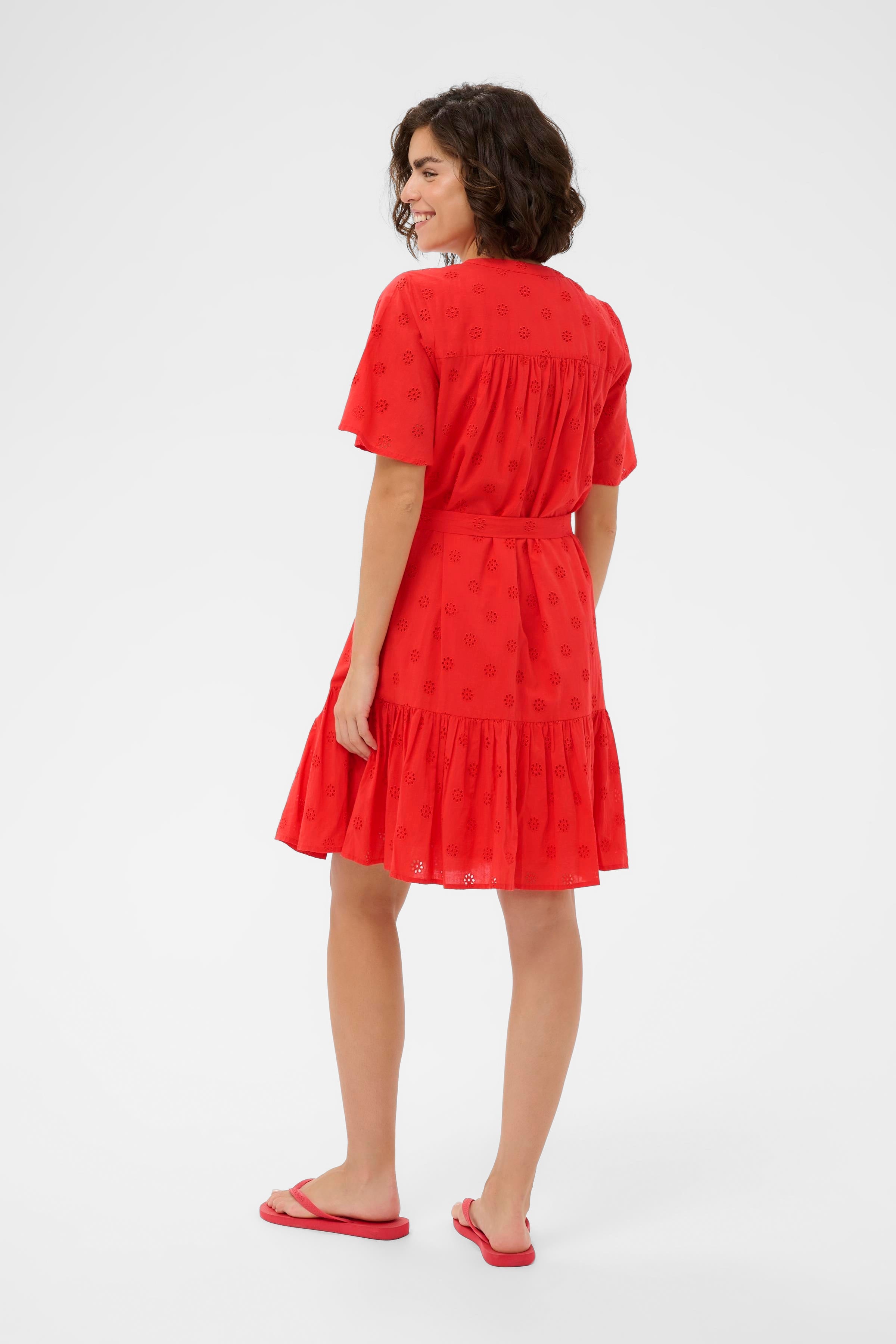 Kaffe Kleid KAfiona poppy red