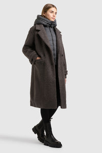 Khujo Mantel Jimena graphite-grey