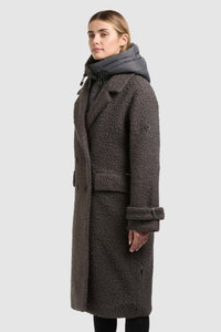 Khujo Mantel Jimena graphite-grey