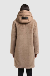 Khujo Teddymantel Fiza beige