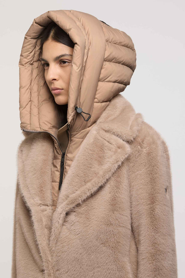 Khujo Teddymantel Fiza beige