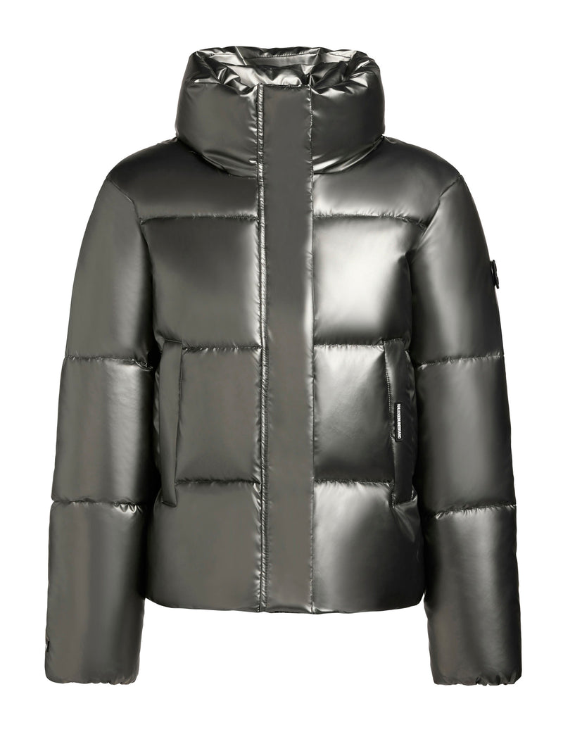 Khujo Jacke Rinja Shiny grau/med-gry